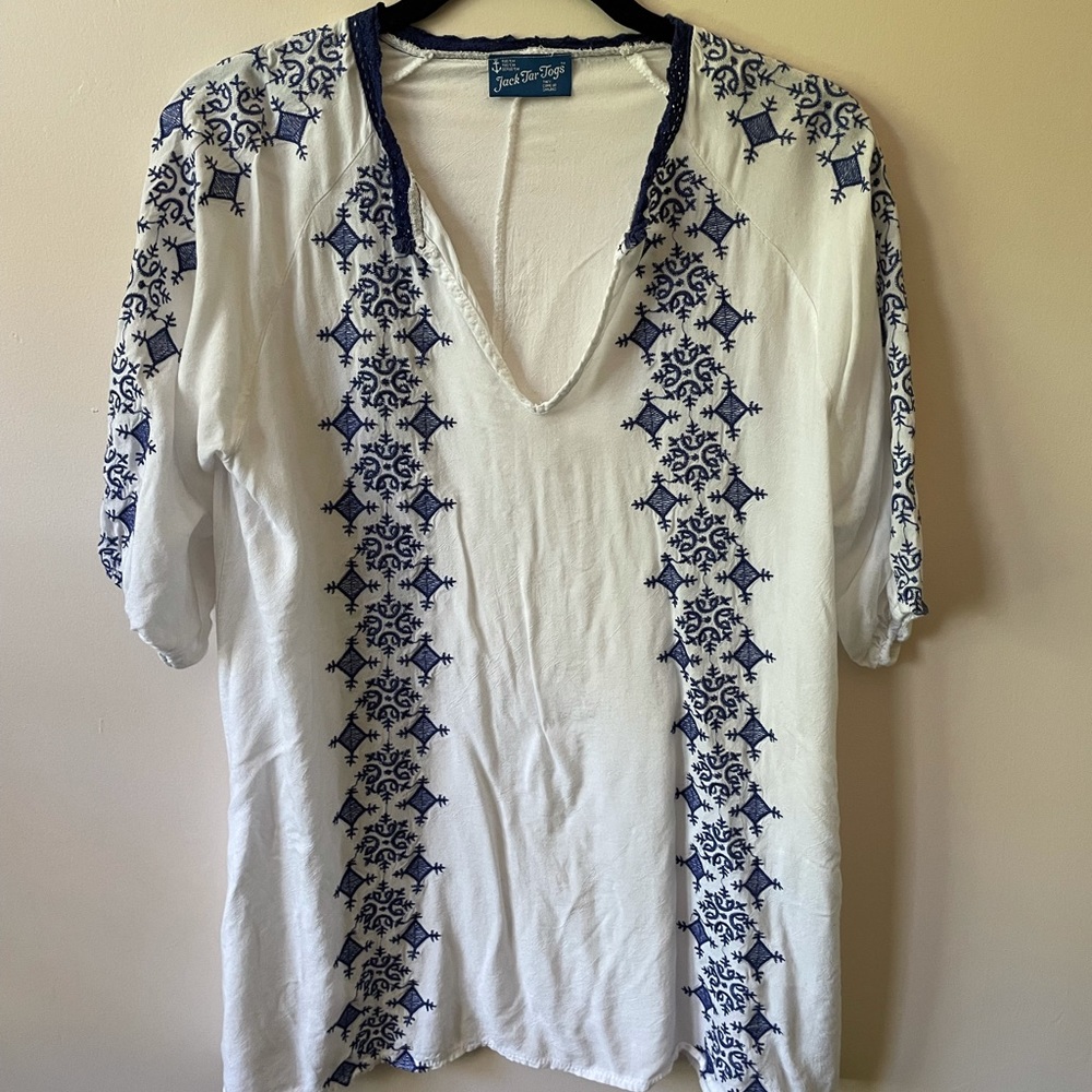 Vintage Jack Tar Togs Embroidered Tunic